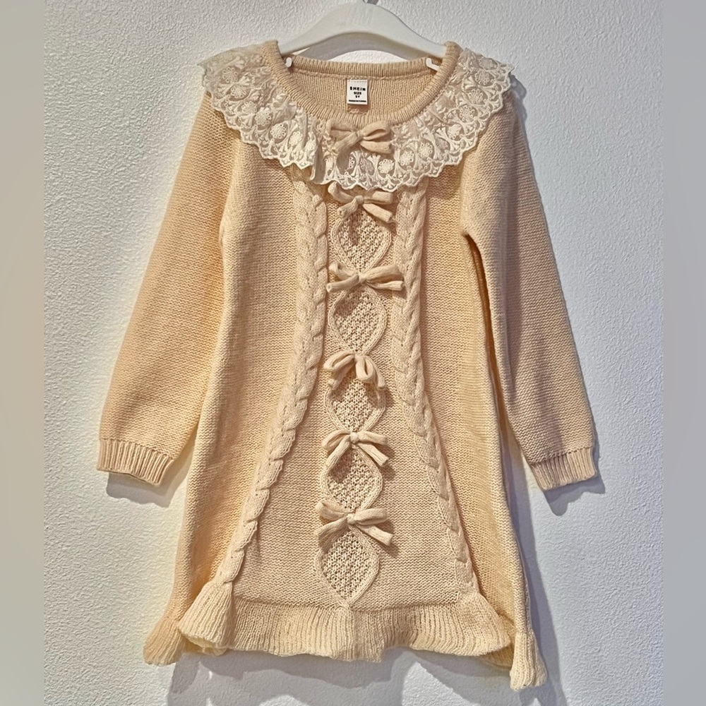 SHEIN Toddler Girl Knit Dress- Size 5Y
